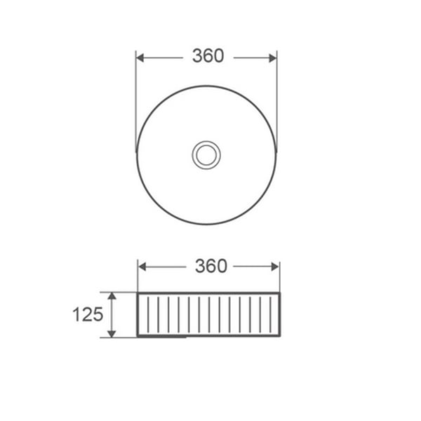 Νιπτήρας LT 3283-S White